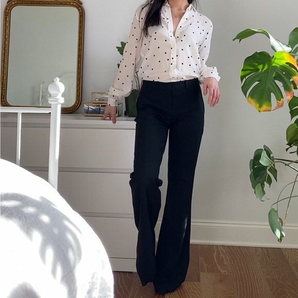 Theory black wool dress pants size 0 - Picture 4 of 16